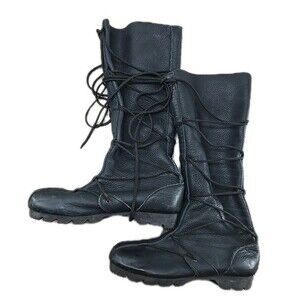 Son of Sandlar Peasant Boots Renaissance Faire Cosplay Full Leather 40/41 Unisex